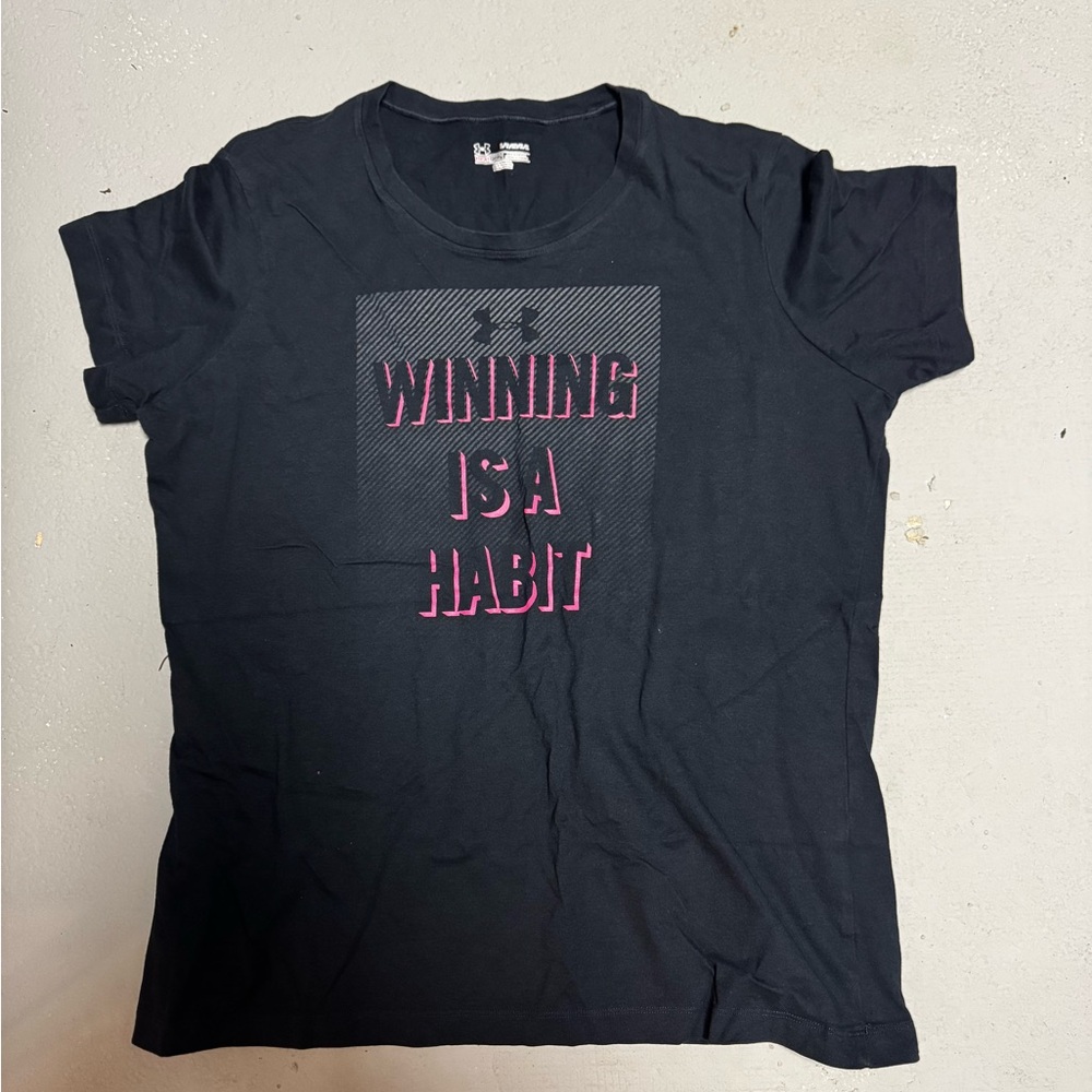 Under Armour Black T-Shirt with Subtle Design